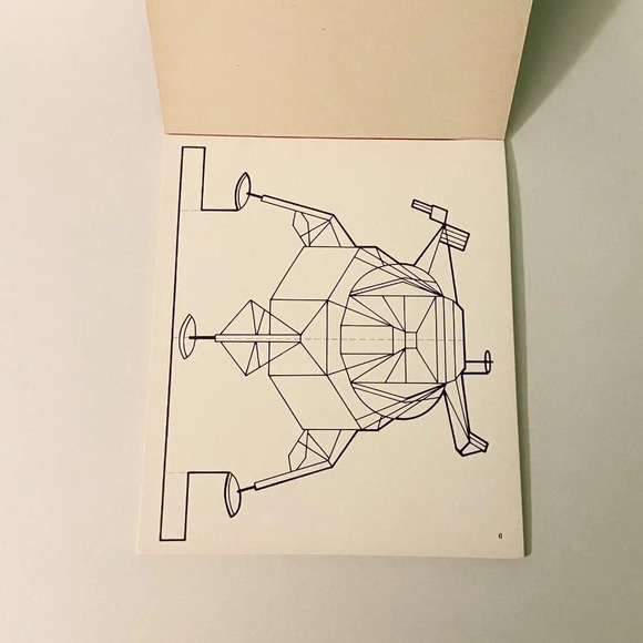 Vintage Buki Ltd Space 12 Pictures Colour and  Cut Out Activity Book - Picture 9 of 12